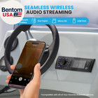 300w Bluetooth Marine Stereo Receiver Single Din Am Fm Usb Sd Aux