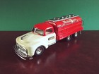 Scarce Bandai Japan Tin Friction Ford Mobilgas Tanker Truck Tinplate W  Or  Box