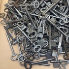 Lot Of 20 Antique Solid Barrel Skeleton Keys Pass Blank Keys Vintage Uncut Bulk