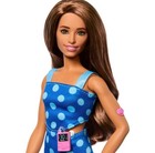  in Hand  Barbie Fashionistas Doll With Type 1 Diabetes 2025 Doll  242 Polka Dot