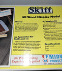 The Skiff All Wood Display Model 8 5 8 X 3  Boat Kit  967 Open Box Unassembled