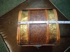 Vintage Handmade Brass And Bamboo Trinket Box Usa Very Unique Design Beautiful
