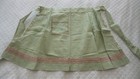 Lot Of 5 Vintage Gingham Embroidered Half Aprons Grn  Pur  Pink  Red