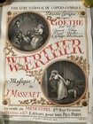 Vintage Original French Opera Poster  werther  By Eugene Grasset 1890