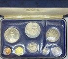 1973 First National Coinage Of Barbados 8 Pc Proof Set