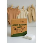 Laundry Detergent Sheets 30 Pack Eco Strips Fresh Scent Zero Plastic Waste