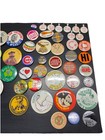 Lot 70  Vtg Pinback Buttons 1970   s - 2000   s Sports  Beer  Movies  Music  Snopy