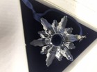 Swarovski Crystal Christmas Star 1998 Annual Star   Snowflake Ornament