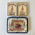 Vintage 1988 Anheuser Busch Playing Cards Budweiser Two Sealed Decks In Tin Box 