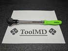 Snap-on Tools Usa New Green 3 8  Drive Hard Grip Round Swivel Ratchet Fhnfd100