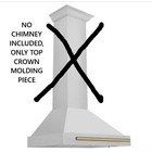 Zline Autograph Ed 30 In 400 Cfm Wall Range Hood Champagne Bronze Handle  read 