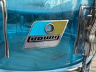 Ludwig 10 Lug Vistalite Snare Drum Blue Acrylic 5x14