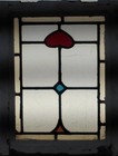 Simple Pretty Old English Leaded Stained Glass Window 15 3 4 x 20 