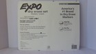 Expo 21-piece Dry Erase Marker Set     Fine   Chisel Tips With Eraser New