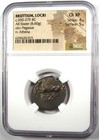 Bruttium Locri Ar Stater 350 Bc Pegasus Silver Coin  Ngc Choice Xf - 5 5 Surface