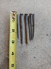 Lot Of 5   Lbs Antique Square Cut 2 1 2-3    Iron Nails Crafts Decorative Woodwork