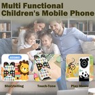 Kids Phone With 10 000  Educational Content  Rechargeable Medium  White