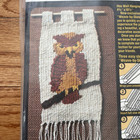 Owl Instant Weaving Kit Loom  Monica Ann - Hanging Weave-by-sketch  Vintage New 
