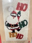 Vintage 1978 Caron Christmas Ho Ho Santa Latch Hook Kit 17  X 30  New Sealed