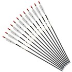12pcs 31inch Carbon Arrows Real Turkey Feather Spine500 For Compound Recurve Bow