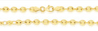 10k Yellow Gold 10  Puffed Anchor Mariner Link Anklet Bracelet 4 7 Mm 5 Grams