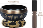 3 54in Tibetan Singing Bowl Set Handmade In Nepal Sound Bowl For Yo   