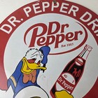 Vintage Dr Pepper Sign - Porcelain Soda Cola Man Cave Collection Sign