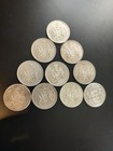 Lot Of 10 Canadian Silver 50 Cent Coins  1957-1965