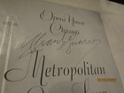 Vintage Opera House Metropolitan Season Chicago Program 1955 Signed By 1  Singer