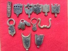 Authentic Medieval Sword   Dagger Chapes  Baldric Fittings   Scabbard Mounts   