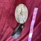 Vintage Antique Wood And Metal Block And Tackle Pulley One Wheel Iron Ring  ats