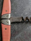 Srd Germany German Celluloid Pink Striped Folding Ladies Legs Corkscrew
