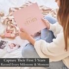 Pink Baby Memory Book   Baby Girl Babies Record Book   Photo Album - New Mom    