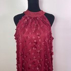 Nwt-vimpunec Halter Mini Dress Xl Burgundy A Ling Swing Formal Wedding Cocktail