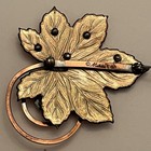 Matisse Renoir Enamel On Copper Mid Century Brooch Pin Vintage Jewelry Euc