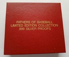 5 Ounces Of Silver  999 Silver 1992 Fathers Of Baseball Hof   5 Coins 5 Oz