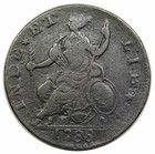 1788 Connecticut Copper  Scarce Miller 10-c  R5  Struck Over Nova Constellatio