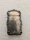 Sterling Silver Match Safe case Native American