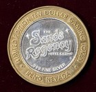  999  10 Silver Strike   Gaming Token   Sands Regency   Bull Ride   Reno Rodeo