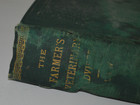 Vtg Antique The Farmers Veterinary Adviser Book 1907 15th Printing Green