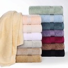Egyptian Cotton Highly Absorbent Solid Ultra Soft Bathroom Bath Towel Set Of 2