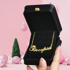 Personalized Name Custom Letter Gold Women Necklace Stainless Steel Plated Gift