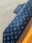 Louis Vuitton Classic Monogram Men s Tie Silk 3 25  The Widest