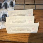 20 Disposable Tattoo Grip Tubes 1 25  7ft Black Plastic  Individually Sealed