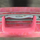 Vintage Samsonite Pink coral Marbled Silhouette Hard Case Luggage 22 X 16 X 8 5