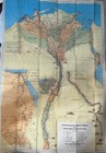 Egypt Old Rare Map Of Egypt-sudan  Roads  Railways  Canals  Towns-villages 1955