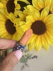 Vintage Helena Rubinstein Le Lipstick  Frosted Floral Metal Tube Coral Jamboree 
