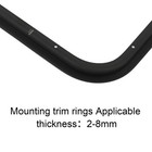 Rv Vertical Slider Window Camper Enclosed Cargo Trailer mounting Trim Rings Set