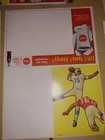 Lot Coke Posters Vintage Late 50 s-early 60s Coca Cola Football  Rare Art Work