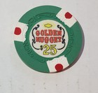 Golden Nugget Las Vegas Nv   25 Casino Chip   Mint Condition